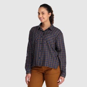 ‼️ Outdoor Research | Blue/Orange Flannel | Women’s Small
